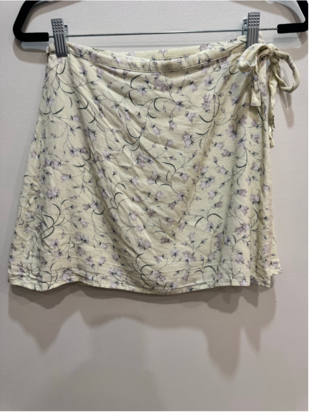 Sunday Best Floral Mini Wrap Skirt Size S Cottagecore 90s Minimalist Y2K